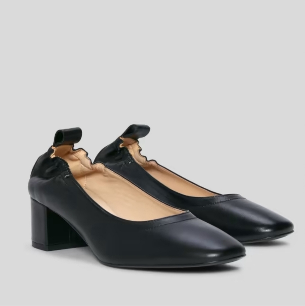 Italian leather heels